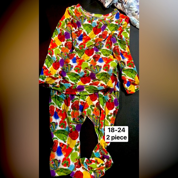 velveteen bunny knots 2 piece outfits 18-24mo